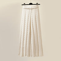 Women's Knit Cozy Elegance Set | Three-Piece Turtleneck Side