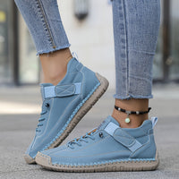 Women's Lace-Up Sneakers | Suede Low-Profile Ankle Close Up