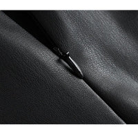 Women's Leather Pencil Skirt | Front Slit Belted Fit Lifestyle