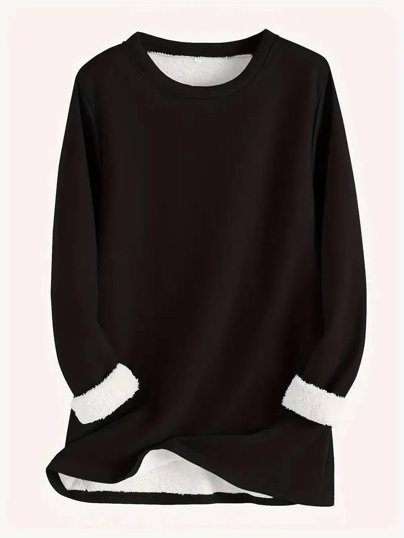 Women's Lined Sweatsuit Set | Contrast Trim Close Up