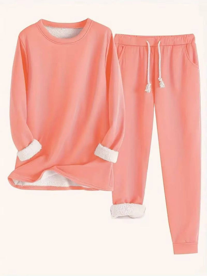 Women's Lined Sweatsuit Set | Contrast Trim Lifestyle