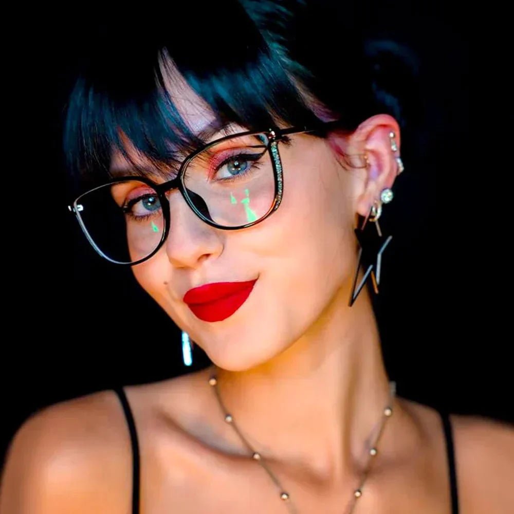 Women's Luxurious Reading Glasses | Crystal Embellished Temples Detail