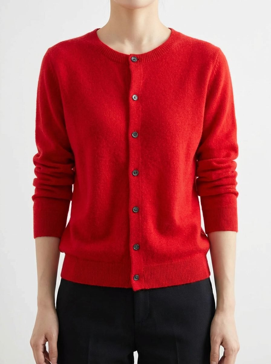 Women's Merino Wool Button Down Cardigan Sweater | Raglan Sleeve Hero
