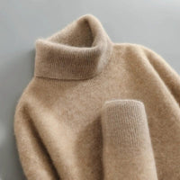 Women's Merino Wool Turtleneck Sweater | Relaxed Everyday Knit Hero