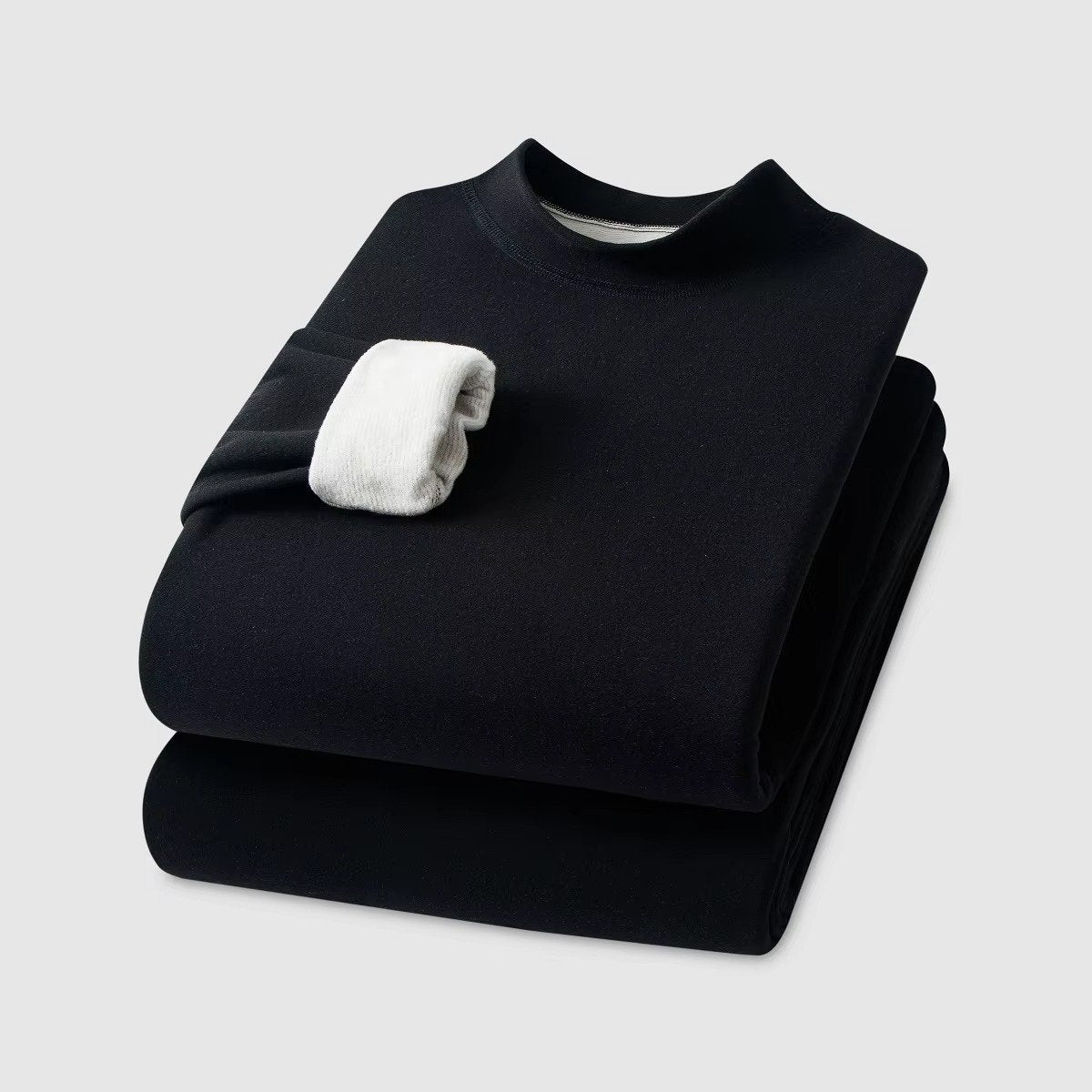Women's Mock Turtleneck Thermal Underwear Set | Base Layer Front
