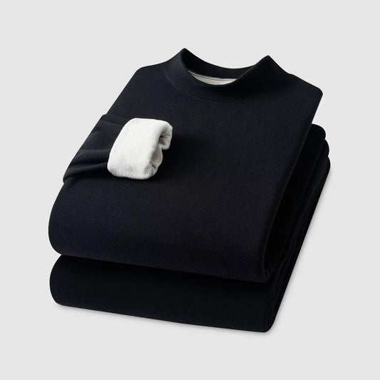 Women's Mock Turtleneck Thermal Underwear Set | Base Layer Front