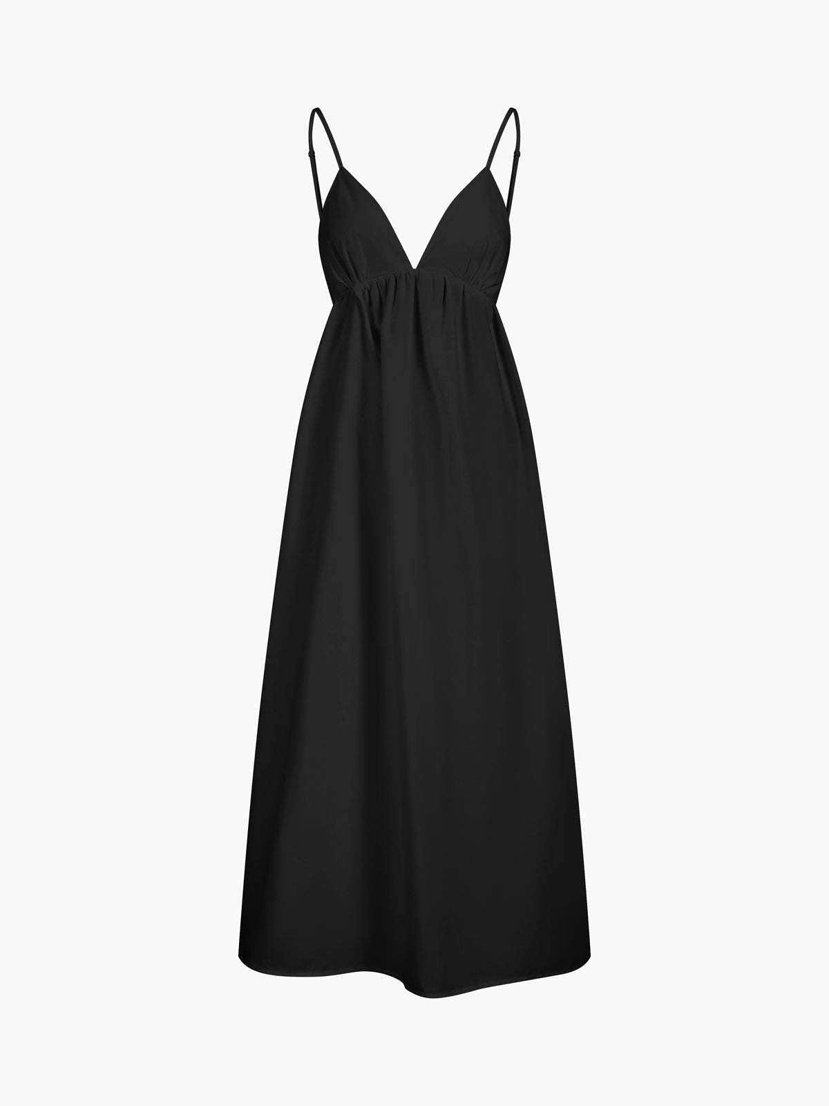 Women's Open Back Coastal Maxi Dress Angle