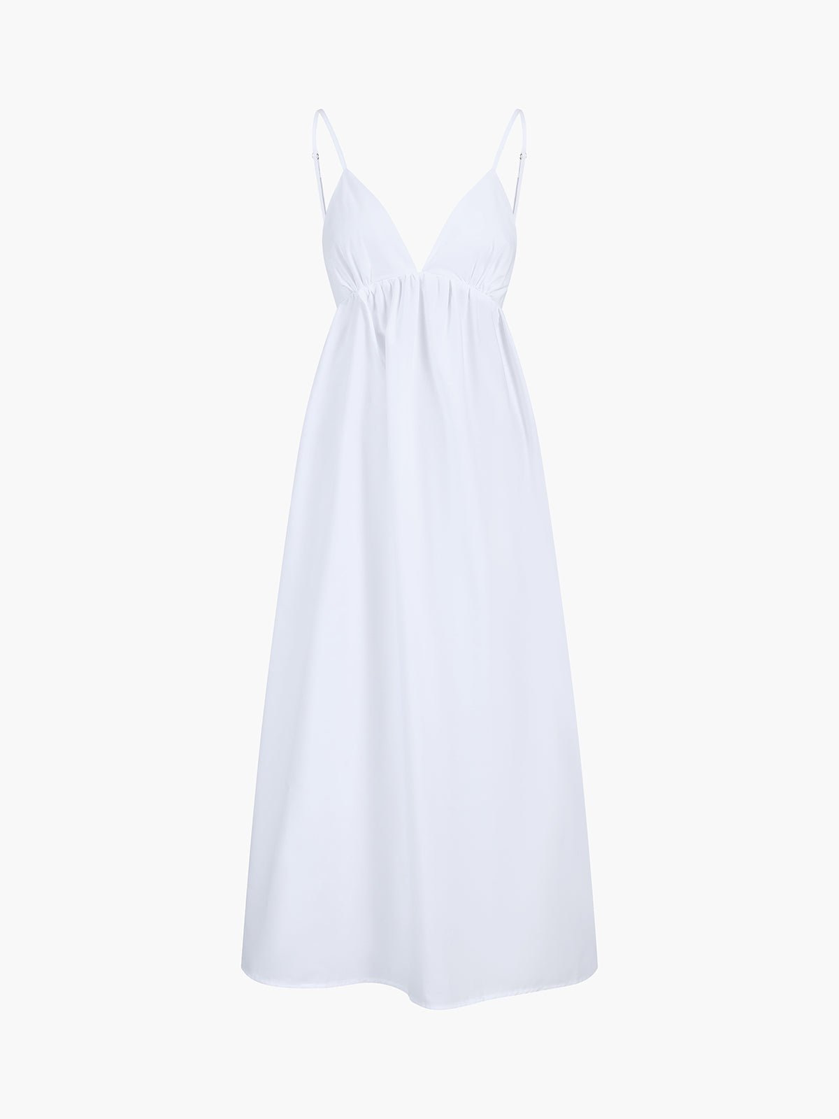 Women's Open Back Coastal Maxi Dress Back