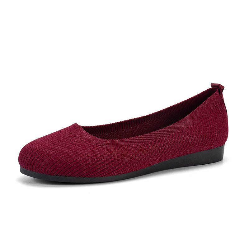 Women's Orthopedic Slip On Sneakers | Ribbed Knit Huarache View 16