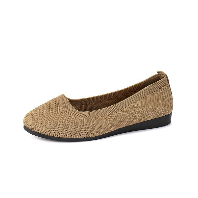 Women's Orthopedic Slip On Sneakers | Ribbed Knit Huarache View 17