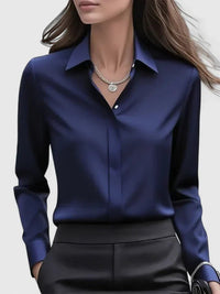 Women's Oversized Button Down Shirt | Long Sleeve Relaxed Fit Alternate