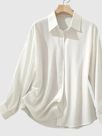 Women's Oversized Button Down Shirt | Long Sleeve Relaxed Fit Hero