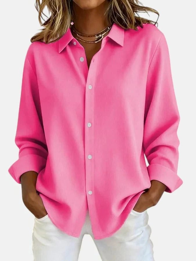 Women's Oversized Button Down Shirt | Relaxed Fit Top Hero