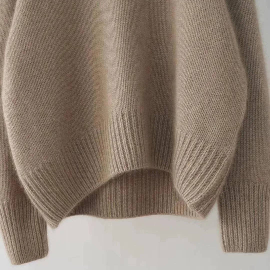 Women's Oversized Turtleneck Sweater | Relaxed Fit Knit Lifestyle