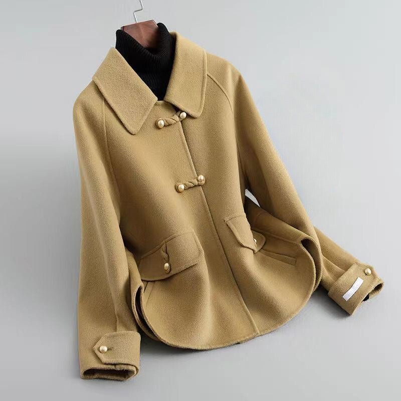 Women's Pearl Button Knit Coat | Toggle Closure Hero