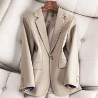 Women's Refined Classic Blazer | Single Button Side