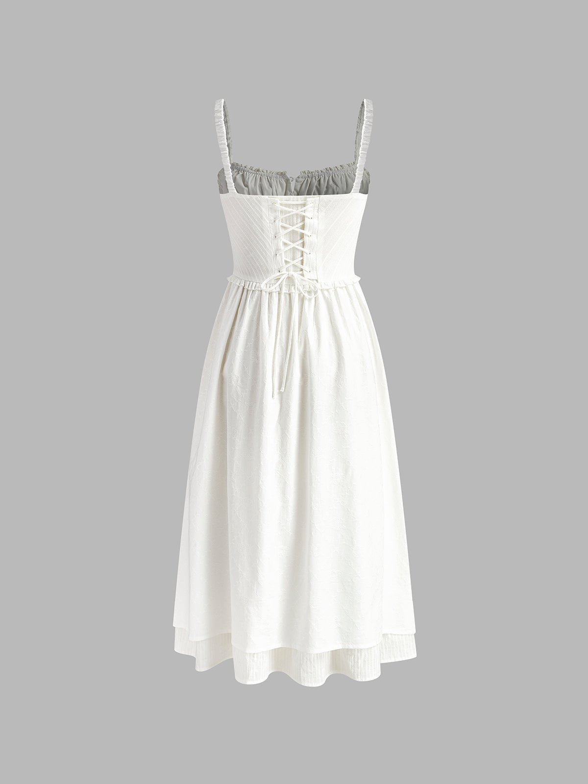 Women's Ruffle Hem Cami Midi Dress Lifestyle