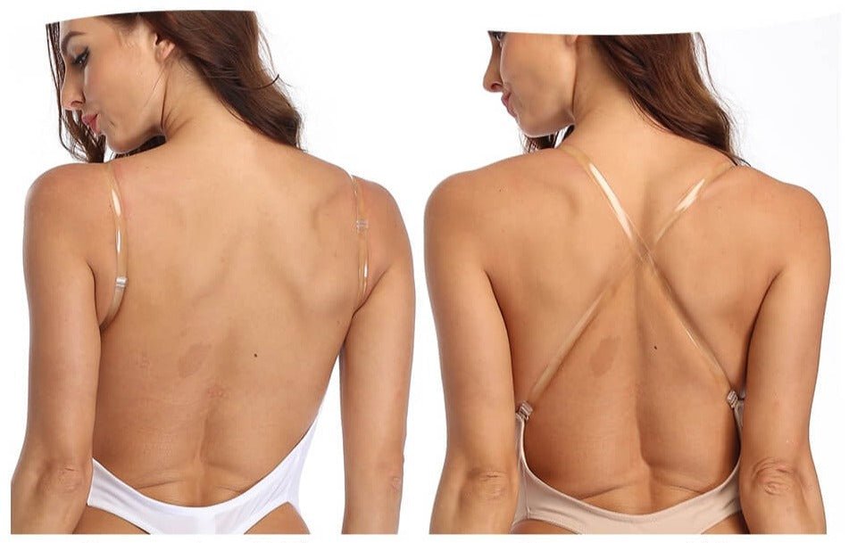Women's Seamless Backless Body Shaper Bra | Deep Plunge Support Fit Detail