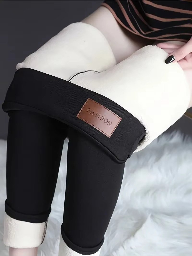 Women's Sherpa-Lined Thermal Leggings | Plush Winter Warm Alternate