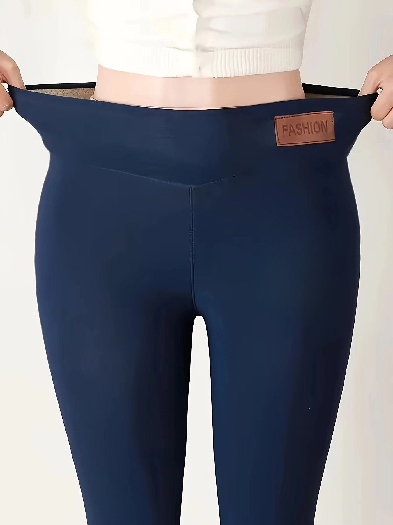 Women's Sherpa-Lined Thermal Leggings | Plush Winter Warm Detail