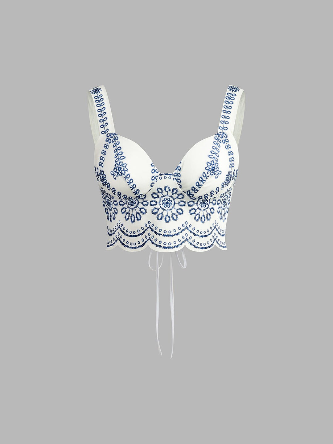 Women's Sleeveless Tie Back Skirt Set | Printed Front