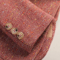 Women's Speckled Wool Blazer | Patch Pocket Tailored Fit Back