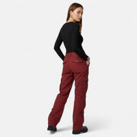 Women's Straight Leg Cargo Pants | Mid-Rise Relaxed Fit Detail