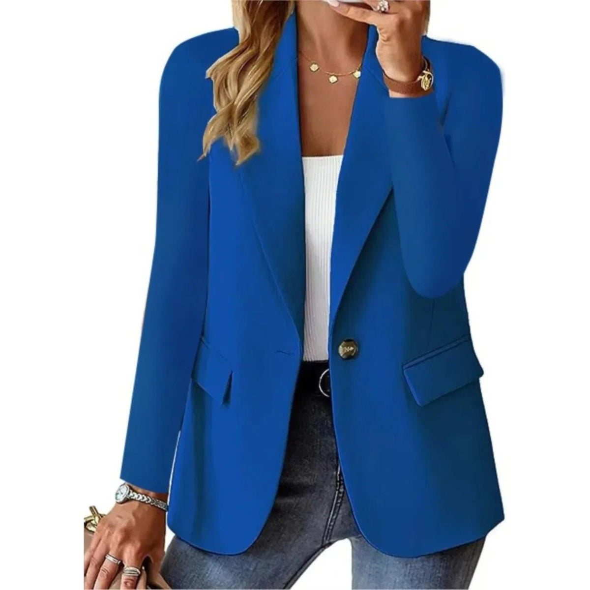 Women's Structured Blazer | Smart Casual Office Back