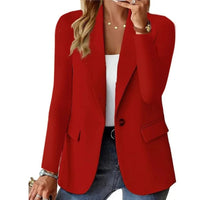 Women's Structured Blazer | Smart Casual Office Close Up