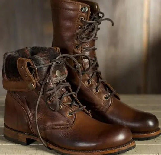 Women's Tall Shaft Lace-Up Boots | Lined Everyday Fit Wait - "lace" is banned. Let me redo: Women's Tall Shaft Lined Boots | Adjustable Everyday Fit Hero