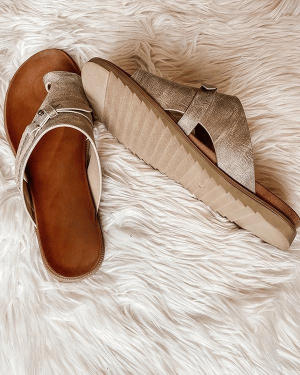 Women's Toe Ring Barefoot Flat Sandals | Minimal Everyday Back