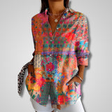 Women's Vintage Floral Shirt | Relaxed Button-Front