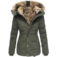 Women's Waterproof Cinched Waist Coat | Windproof Outdoor Back