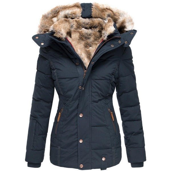 Women's Waterproof Cinched Waist Coat | Windproof Outdoor Front