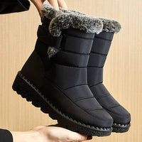 Women's Waterproof Insulated Snow Boots | Fur Cuff Winter Detail