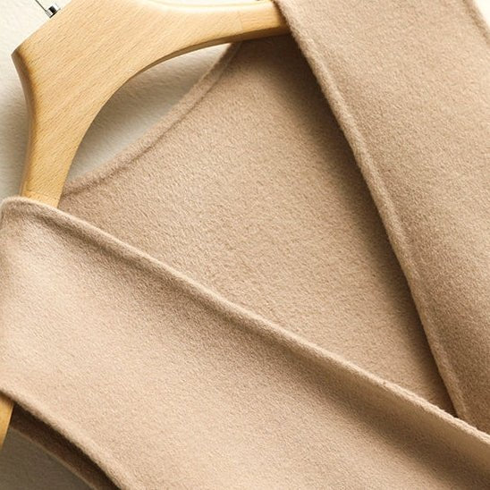Women's Wrap Front Knit Vest | V-Neck Tailored Fit Angle